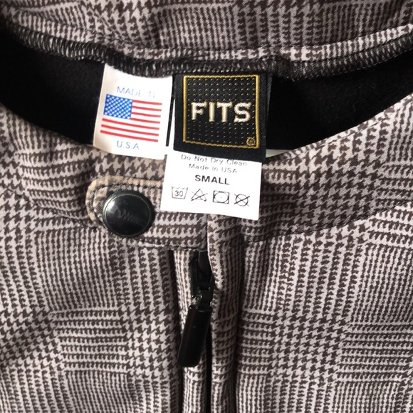 FITS Small made in the USA Dressage Eventing Equestrian Vest with double zippers - Picture 2 of 4